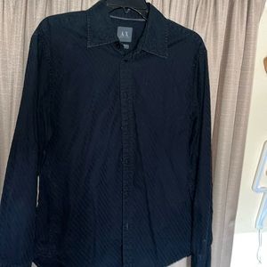 Armani exchange button up shirt